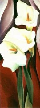 Georgia O Keeffe : Calla Lilies